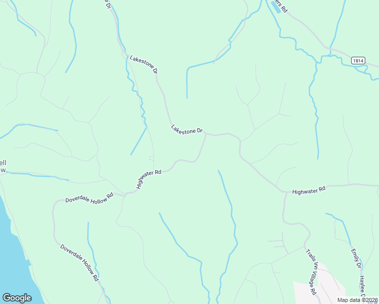 map of restaurants, bars, coffee shops, grocery stores, and more near Highwater Road in Waverly