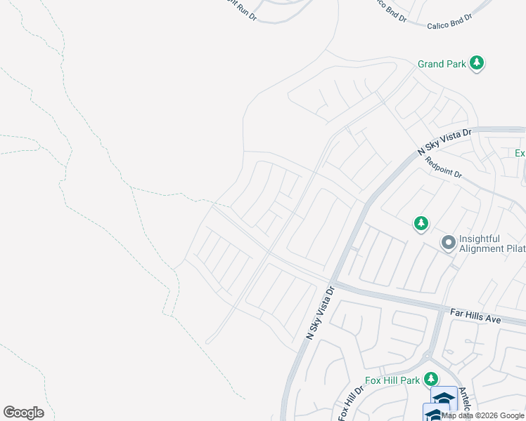 map of restaurants, bars, coffee shops, grocery stores, and more near Unnamed Road in Las Vegas