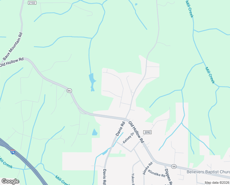 map of restaurants, bars, coffee shops, grocery stores, and more near 1709 Remington Point Court in Walkertown