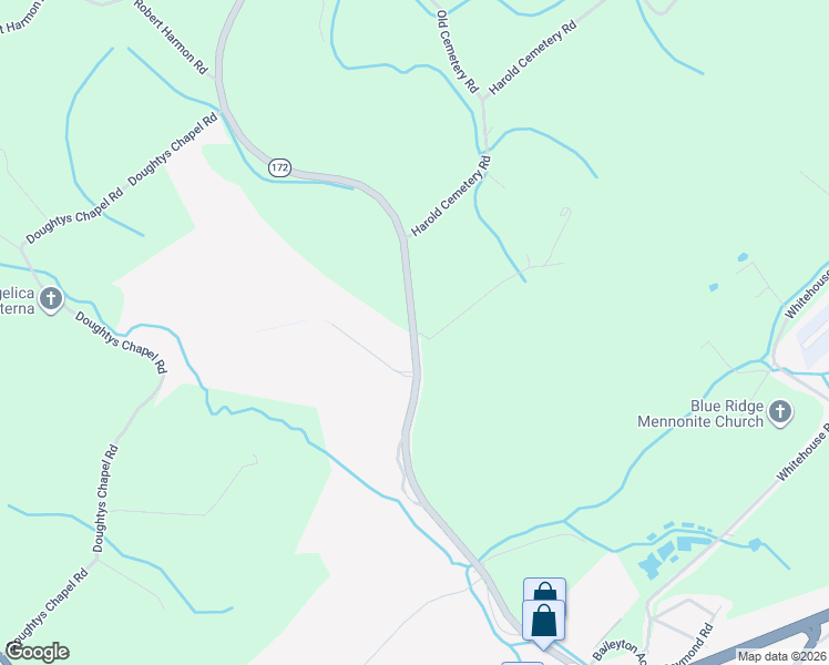 map of restaurants, bars, coffee shops, grocery stores, and more near 11 Old Mine Road in Greeneville