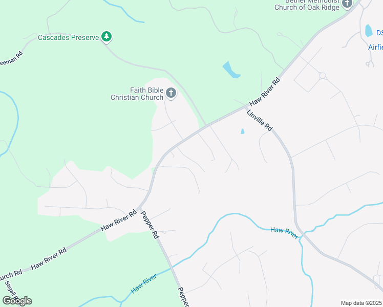 map of restaurants, bars, coffee shops, grocery stores, and more near 8904 Ridge Forest Lane in Oak Ridge