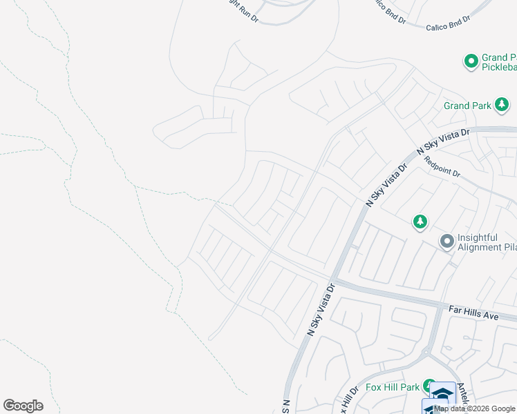 map of restaurants, bars, coffee shops, grocery stores, and more near Unnamed Road in Las Vegas