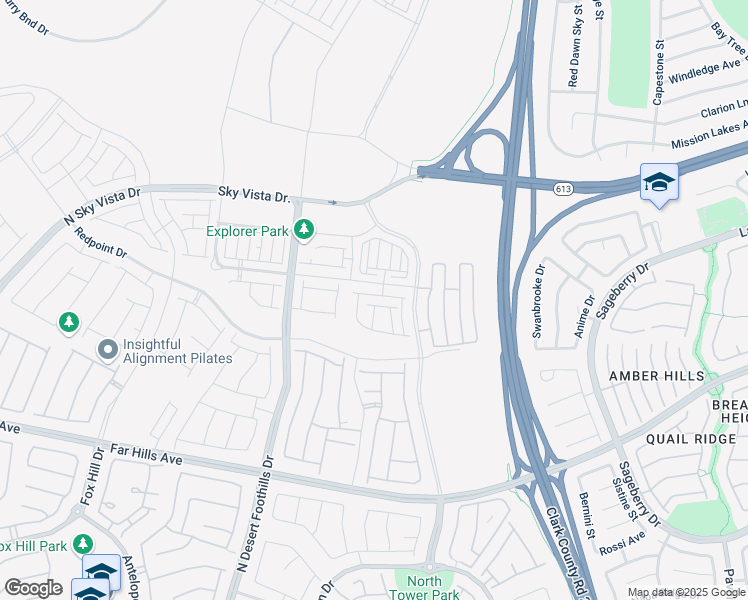 map of restaurants, bars, coffee shops, grocery stores, and more near Sonoma Range Street in Las Vegas
