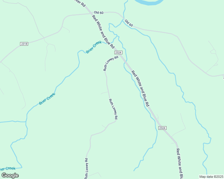 map of restaurants, bars, coffee shops, grocery stores, and more near 485 Ruth Linney Road in Roaring River