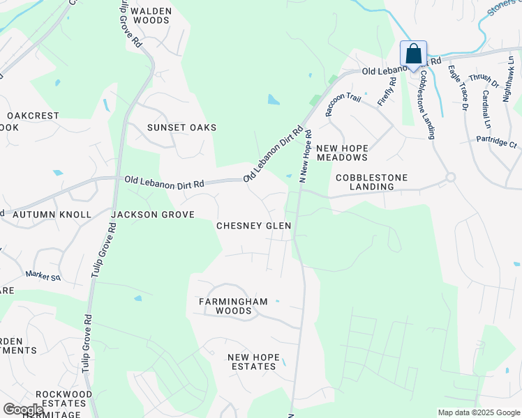 map of restaurants, bars, coffee shops, grocery stores, and more near 4240 Chesney Glen Drive in Nashville
