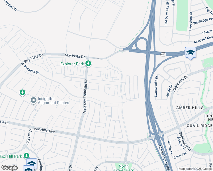 map of restaurants, bars, coffee shops, grocery stores, and more near Sonoma Range Street in Las Vegas