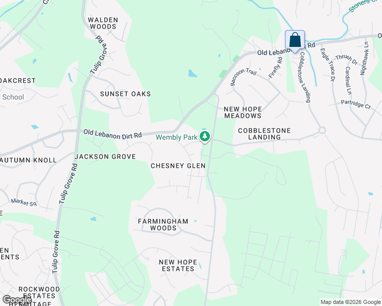 map of restaurants, bars, coffee shops, grocery stores, and more near 4240 Chesney Glen Drive in Nashville