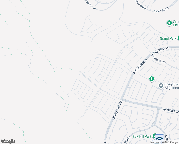 map of restaurants, bars, coffee shops, grocery stores, and more near 496 La Vista Acres Lane in Las Vegas