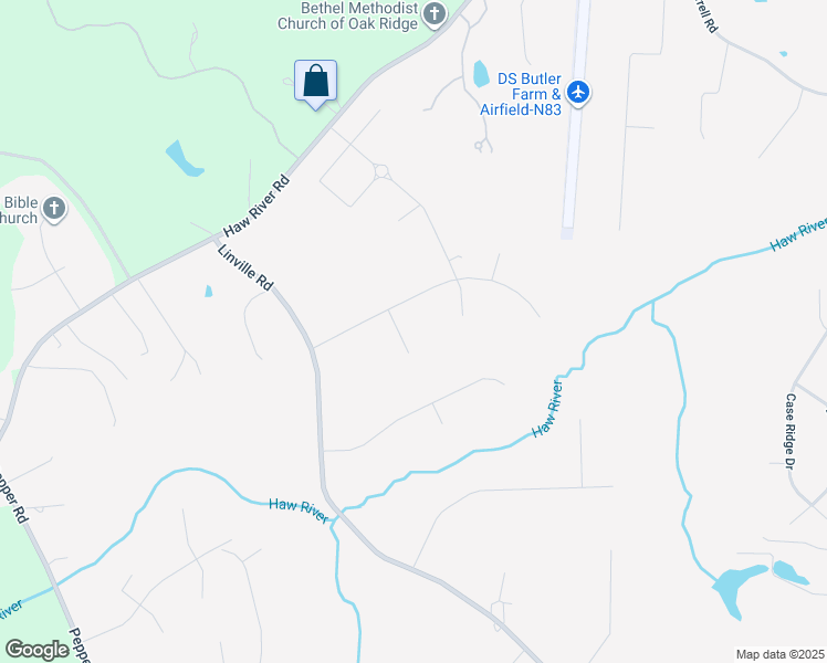 map of restaurants, bars, coffee shops, grocery stores, and more near 8404 Oakchester Court in Oak Ridge