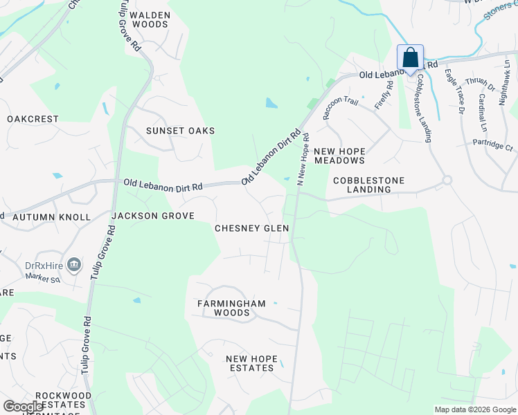 map of restaurants, bars, coffee shops, grocery stores, and more near 4240 Chesney Glen Drive in Nashville