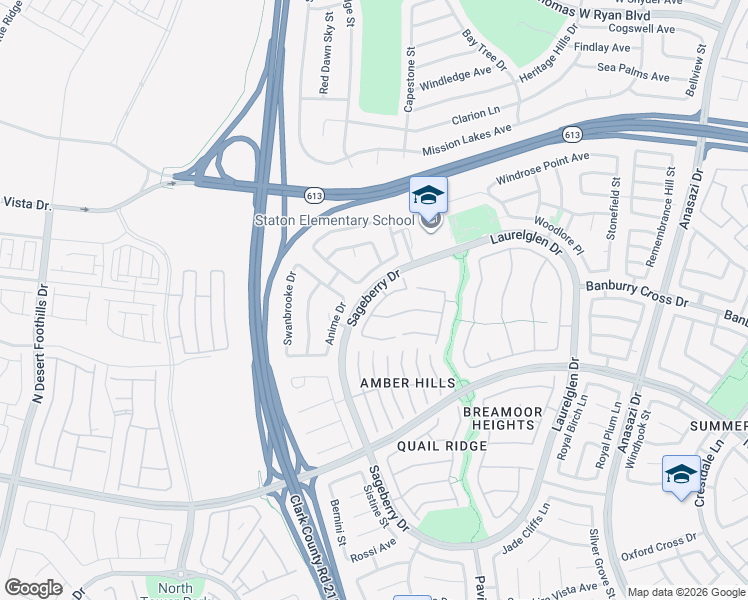 map of restaurants, bars, coffee shops, grocery stores, and more near 1413 Pine Leaf Drive in Las Vegas