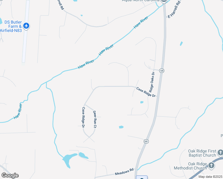 map of restaurants, bars, coffee shops, grocery stores, and more near 8409 Case Ridge Drive in Oak Ridge