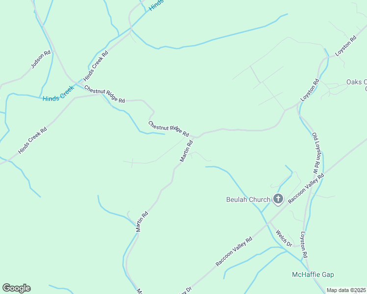 map of restaurants, bars, coffee shops, grocery stores, and more near 121 Martin Road in Maynardville