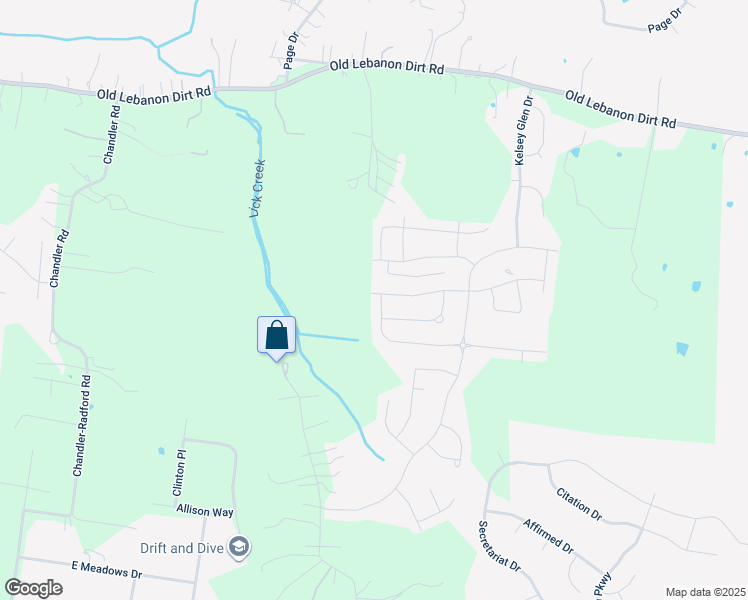 map of restaurants, bars, coffee shops, grocery stores, and more near 4045 Ethan Avenue in Mt. Juliet