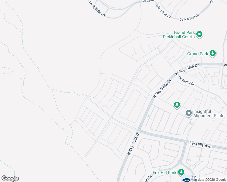 map of restaurants, bars, coffee shops, grocery stores, and more near 535 Preston Oak Lane in Las Vegas