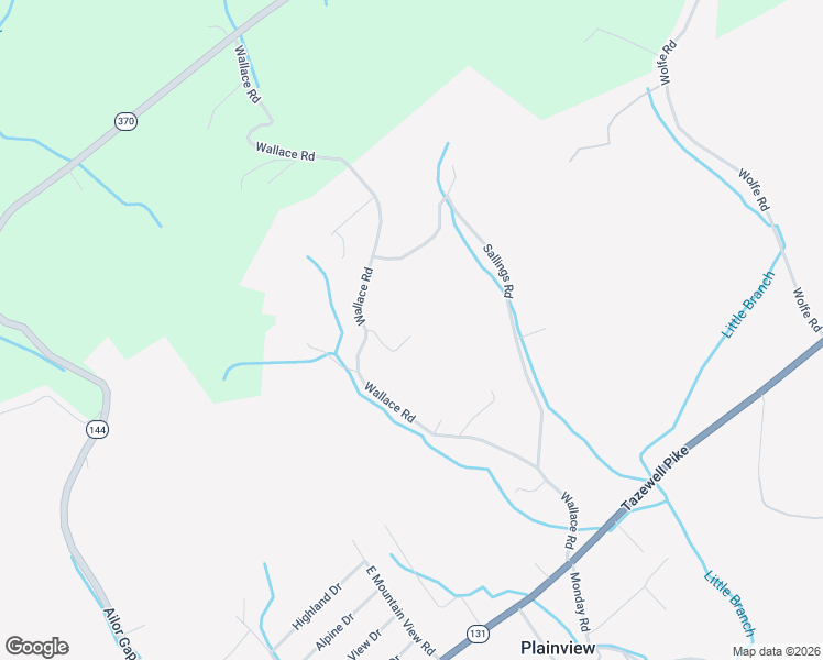 map of restaurants, bars, coffee shops, grocery stores, and more near 320 Wallace Road in Luttrell