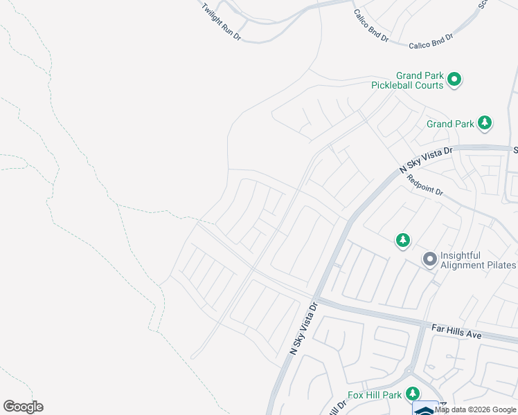 map of restaurants, bars, coffee shops, grocery stores, and more near 543 Preston Oak Lane in Las Vegas