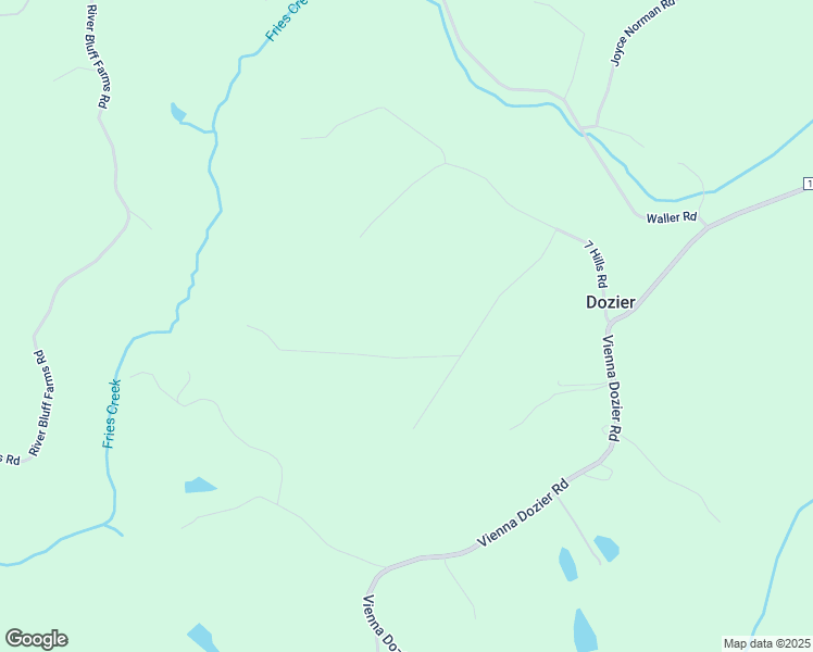 map of restaurants, bars, coffee shops, grocery stores, and more near 7221 Coon Creek Road in Forsyth County
