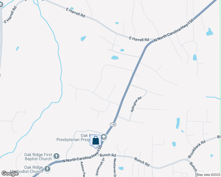 map of restaurants, bars, coffee shops, grocery stores, and more near 2811 Norwell Court in Oak Ridge