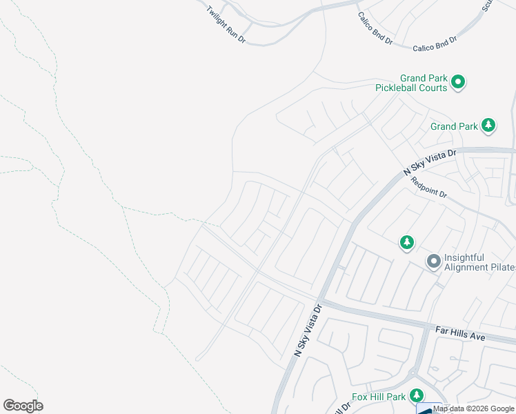 map of restaurants, bars, coffee shops, grocery stores, and more near 544 Clover Bar Lane in Las Vegas
