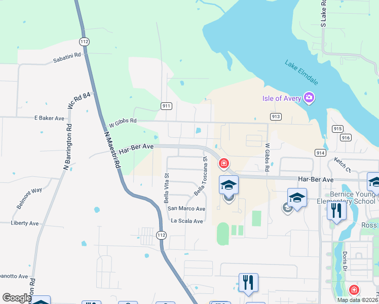 map of restaurants, bars, coffee shops, grocery stores, and more near 8164 Santa Clara Avenue in Springdale