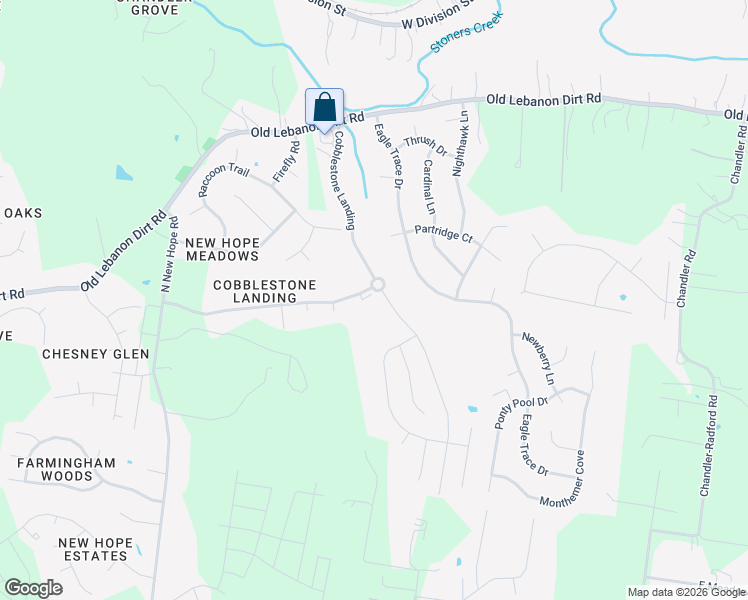 map of restaurants, bars, coffee shops, grocery stores, and more near 240 Cobblestone Landing in Mt. Juliet