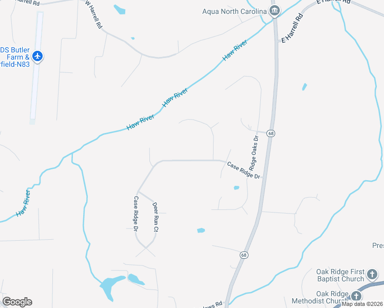 map of restaurants, bars, coffee shops, grocery stores, and more near 8404 Case Ridge Drive in Oak Ridge