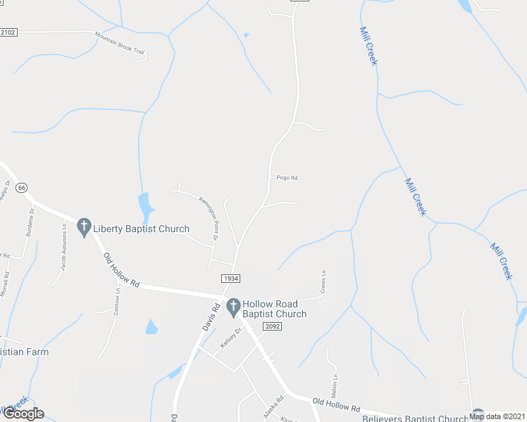 map of restaurants, bars, coffee shops, grocery stores, and more near 1700 Greymar Drive in Walkertown