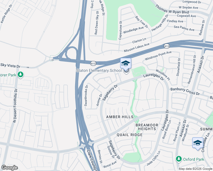 map of restaurants, bars, coffee shops, grocery stores, and more near 11108 Gateview Lane in Las Vegas