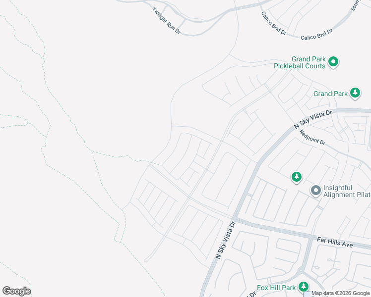 map of restaurants, bars, coffee shops, grocery stores, and more near 583 Clover Bar Lane in Las Vegas