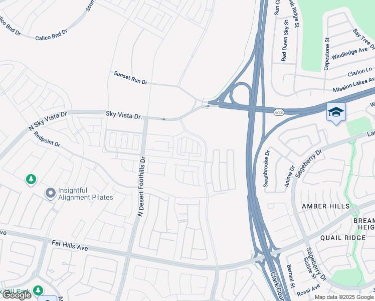 map of restaurants, bars, coffee shops, grocery stores, and more near 642 Solar Citrine Street in Las Vegas