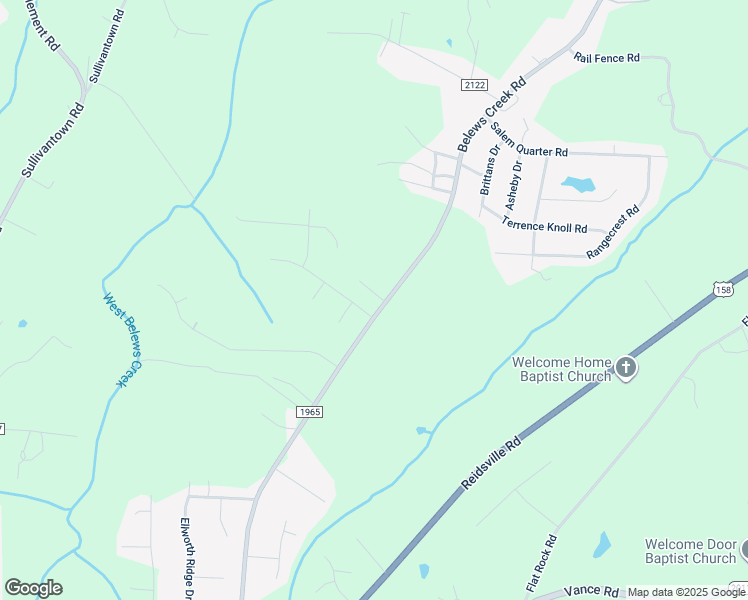 map of restaurants, bars, coffee shops, grocery stores, and more near 6631 Riverwood Road in Walkertown