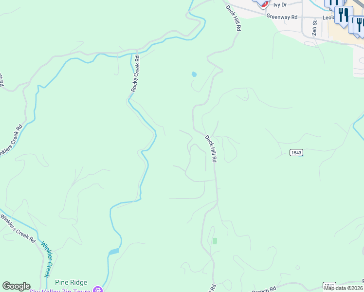 map of restaurants, bars, coffee shops, grocery stores, and more near 380 Boulder Cay Road in Boone