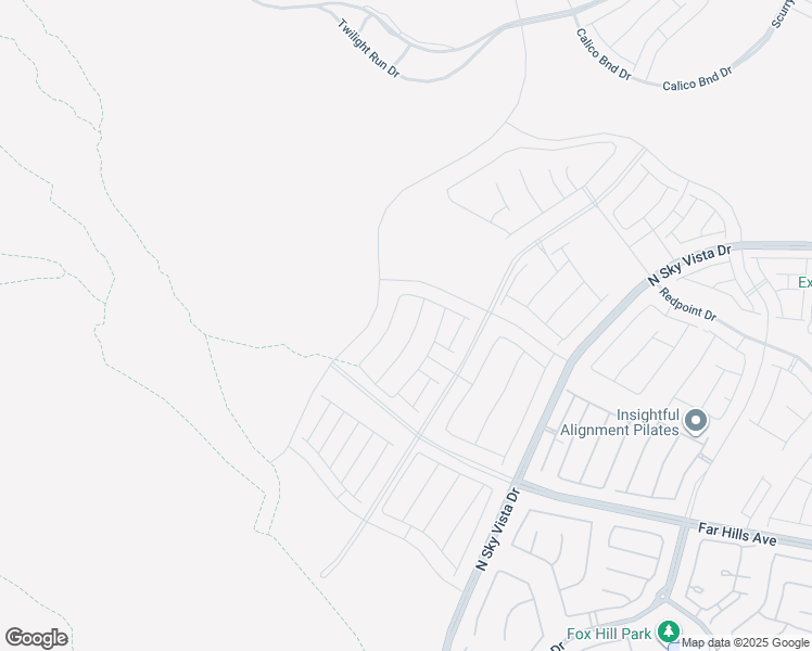 map of restaurants, bars, coffee shops, grocery stores, and more near 583 Clover Bar Lane in Las Vegas