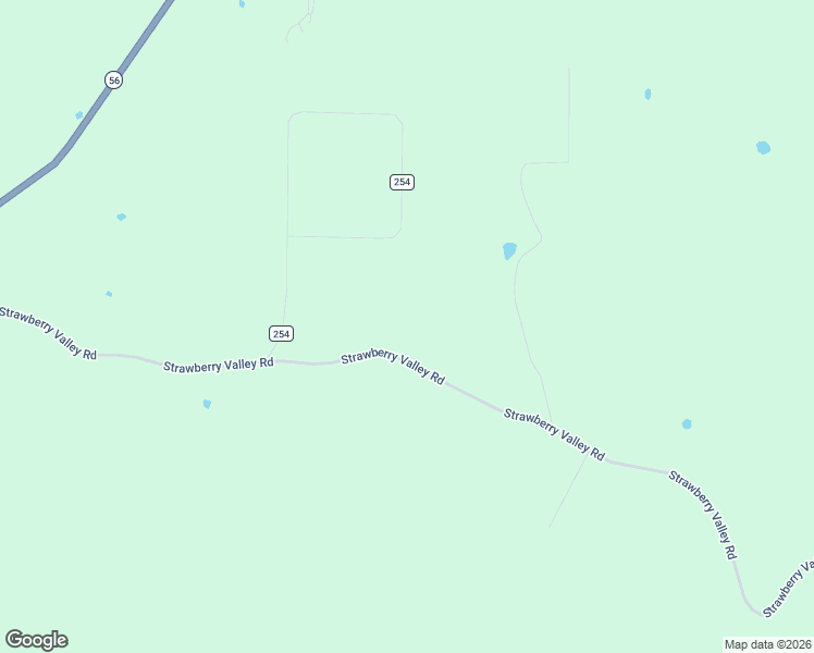 map of restaurants, bars, coffee shops, grocery stores, and more near 39 Strawberry Valley Road in Ash Flat