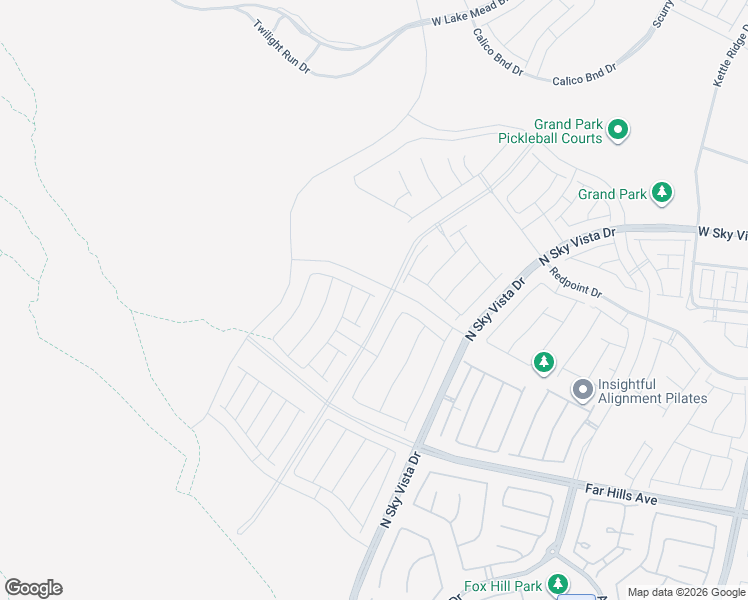 map of restaurants, bars, coffee shops, grocery stores, and more near 568 Parkwind Lane in Las Vegas