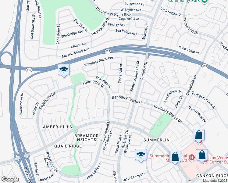 map of restaurants, bars, coffee shops, grocery stores, and more near 10668 Oak Apple Avenue in Las Vegas