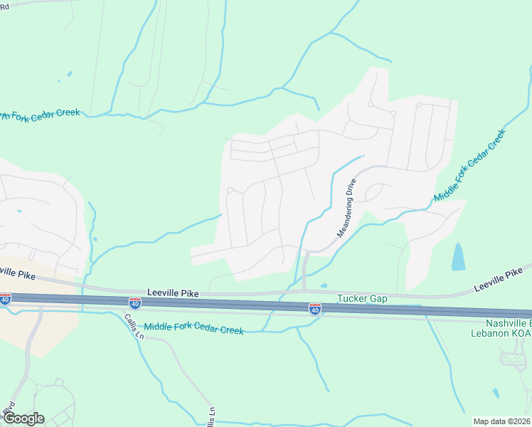 map of restaurants, bars, coffee shops, grocery stores, and more near 1109 Marys Place in Lebanon
