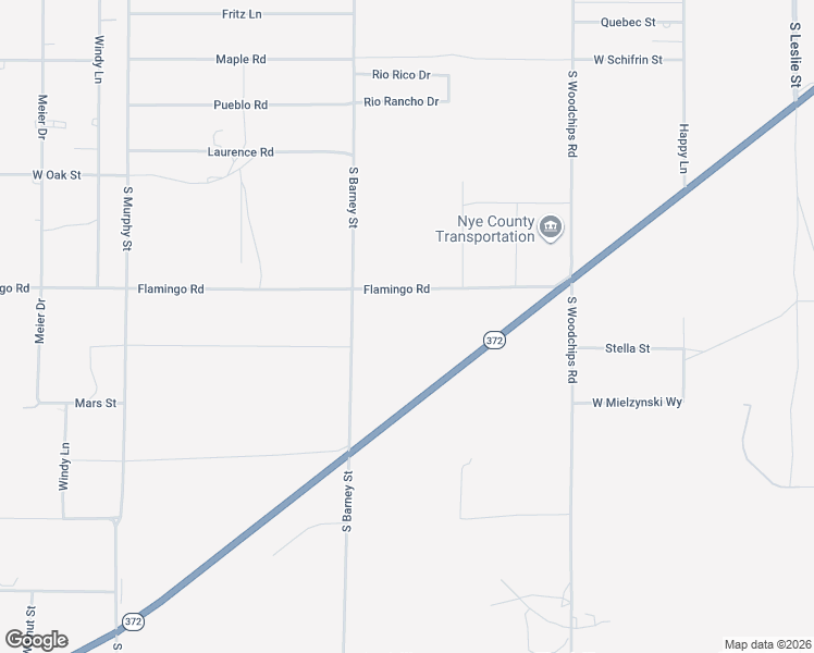 map of restaurants, bars, coffee shops, grocery stores, and more near 2800 State 372 in Pahrump