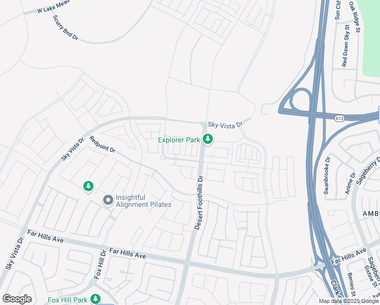 map of restaurants, bars, coffee shops, grocery stores, and more near 639 Grey Saker Street in Las Vegas
