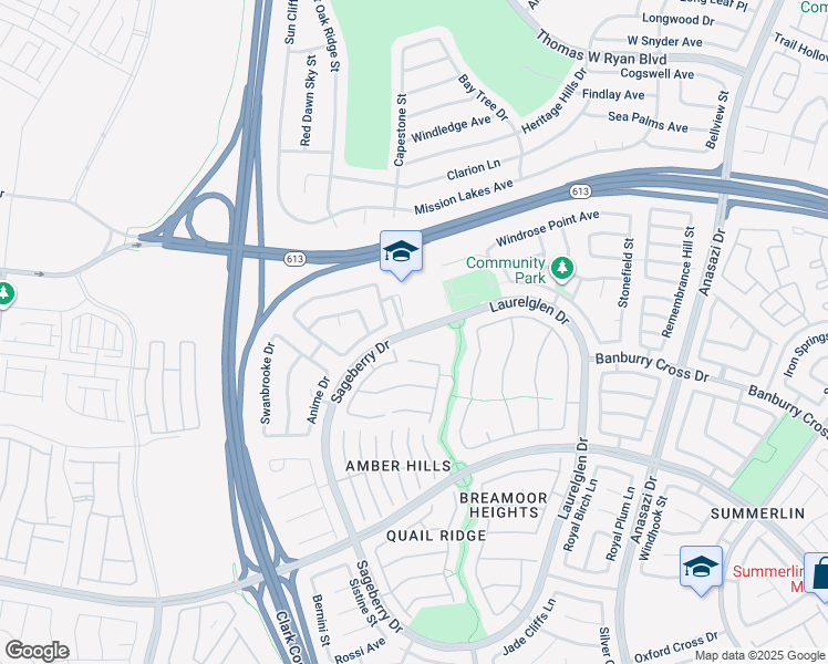 map of restaurants, bars, coffee shops, grocery stores, and more near in Las Vegas