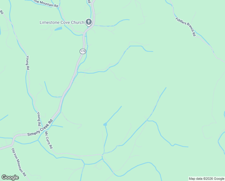 map of restaurants, bars, coffee shops, grocery stores, and more near 129 Edith Gouge Road in Unicoi