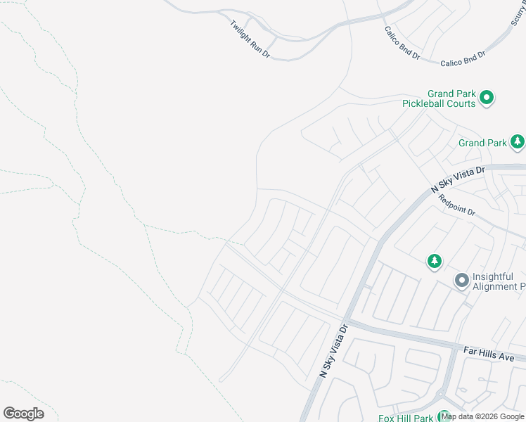 map of restaurants, bars, coffee shops, grocery stores, and more near 623 La Vista Acres Lane in Las Vegas