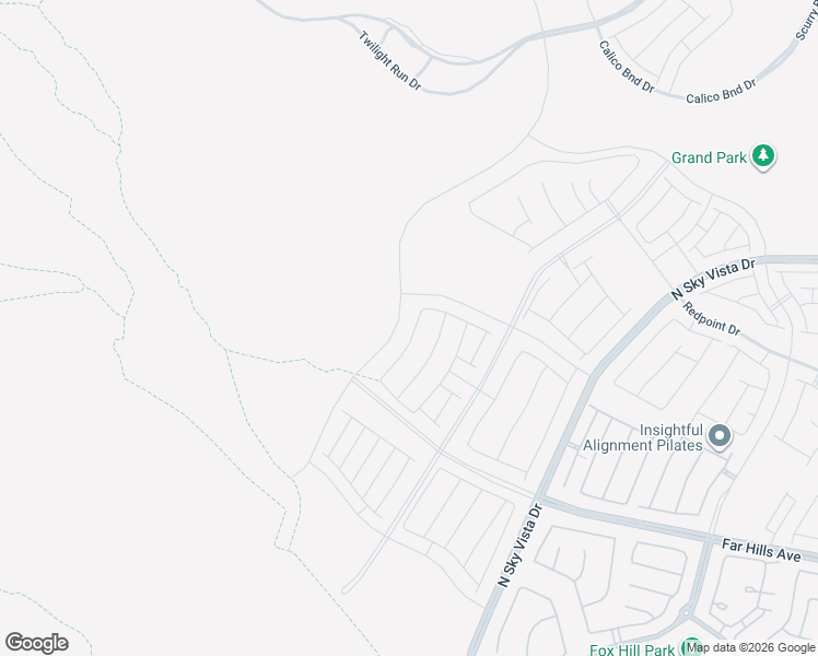 map of restaurants, bars, coffee shops, grocery stores, and more near 623 La Vista Acres Lane in Las Vegas