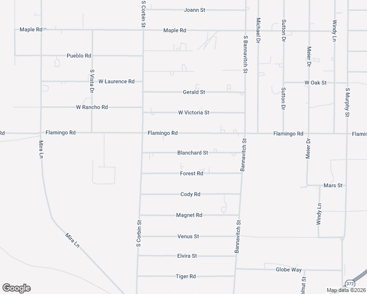 map of restaurants, bars, coffee shops, grocery stores, and more near 4300 Blanchard Street in Pahrump