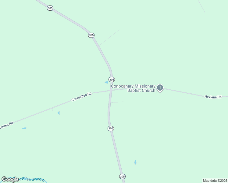 map of restaurants, bars, coffee shops, grocery stores, and more near 1977-1999 Highway 305 in Aulander