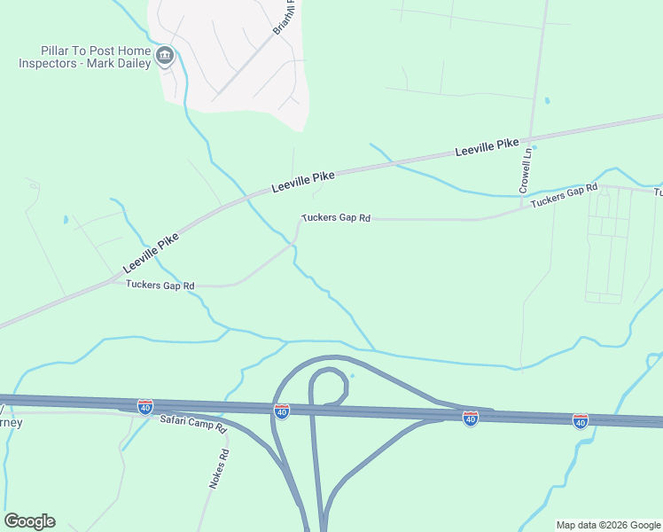 map of restaurants, bars, coffee shops, grocery stores, and more near 2280 Tuckers Gap Road in Lebanon