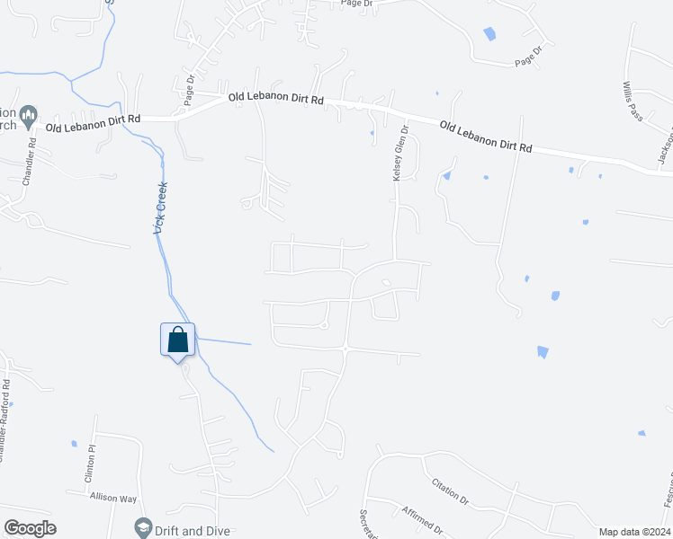 map of restaurants, bars, coffee shops, grocery stores, and more near 1705 Hartford Ln in Mt Juliet