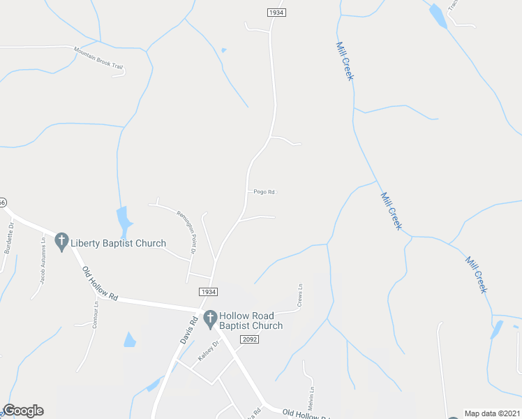 map of restaurants, bars, coffee shops, grocery stores, and more near 1725 Greymar Dr in Walkertown