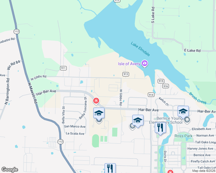 map of restaurants, bars, coffee shops, grocery stores, and more near 10287 Gibbs Rd in Springdale